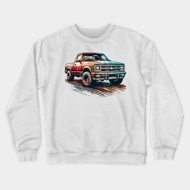 Chevrolet S10 Crewneck Sweatshirt by Vehicles-Art